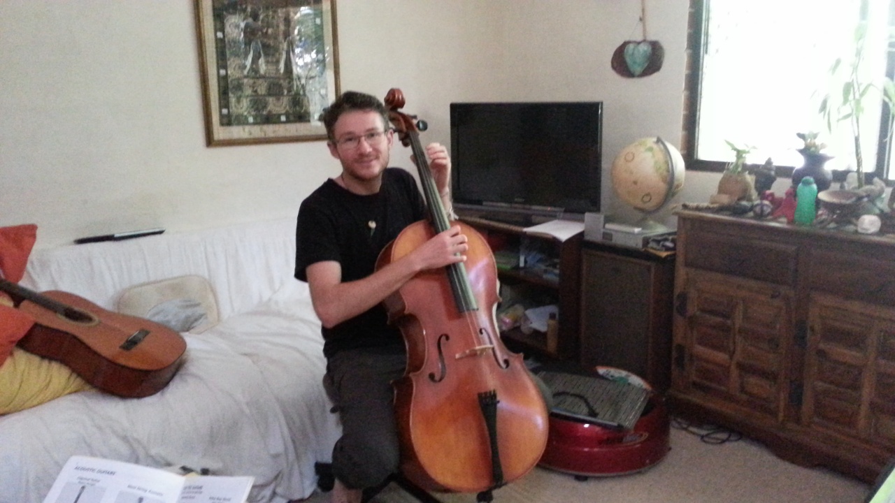 First time using a Cello